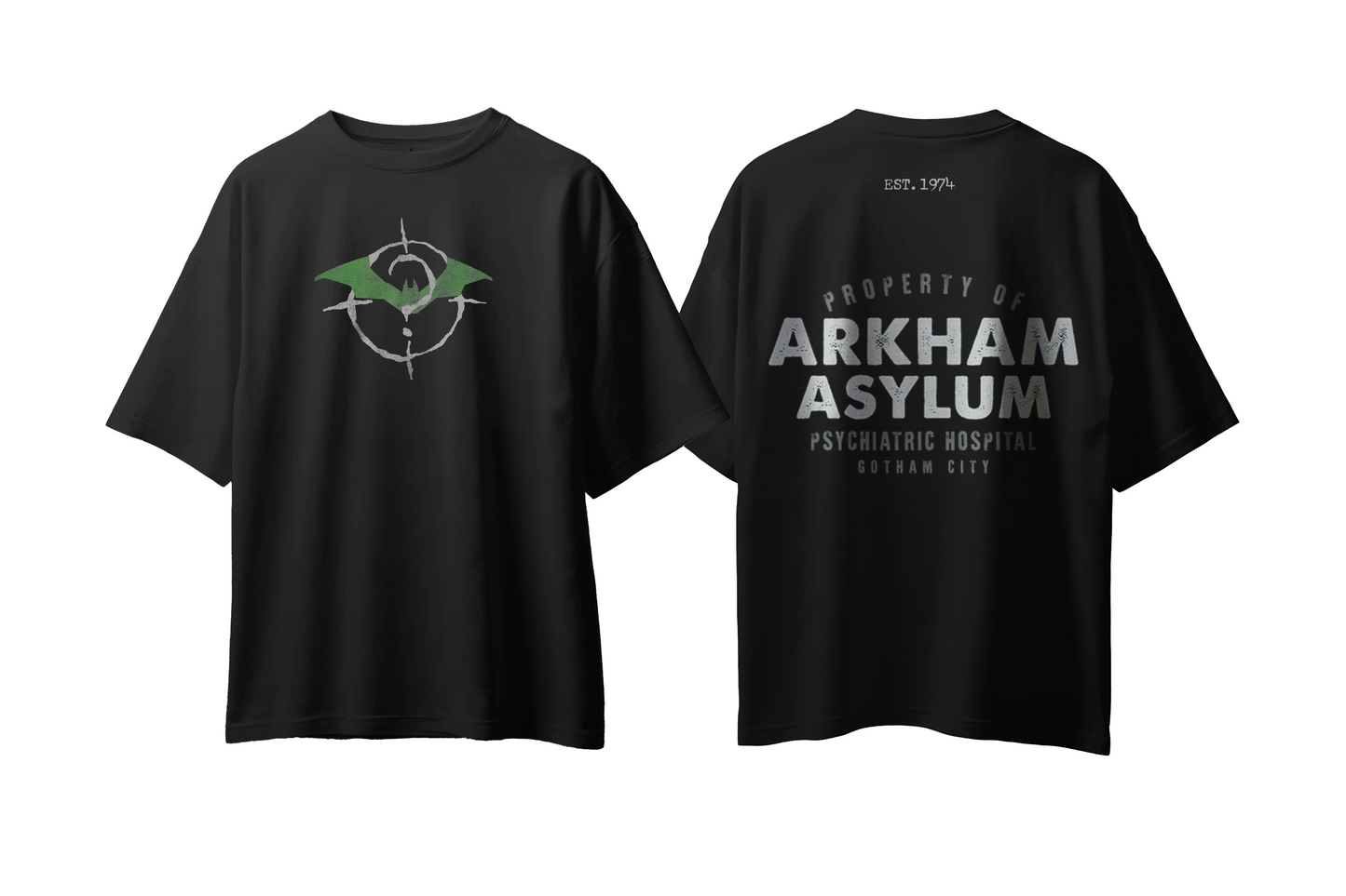 Oversized Batman Arkham Tee